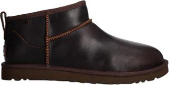 UGG Stivaletto Classico Ultra Mini in Pelle - - Shoes - Uomo - Marrone - 44 EU