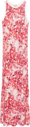 Faliero Sarti Abito midi con stampa a fiori - Rosa