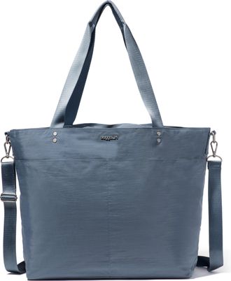 Baggallini Womens Large Carryall Tote Bag with Crossbody Strap