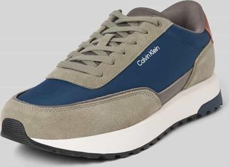 Calvin Klein Sneaker mit Logo-Print Modell Reprieve in Oliv, Größe 41