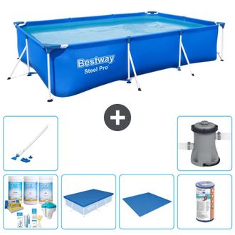 Bestway Piscina Bestway Steel Pro Rectangular - 300x201x66 Cm - 7-piezas S22247