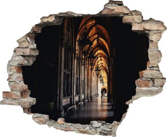 Queence Wandtattoo »Hügel« Wandsticker, Wandbild, selbstklebend, 3D, Wanddurchbruch