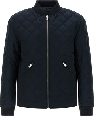 HUGO BOSS Blue Polyester Mens Bomber