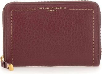 Gianni Chiarini Bubble Wallet - Dames - Portefeuilles - Rood - ONE Size - Leer - Accessoires