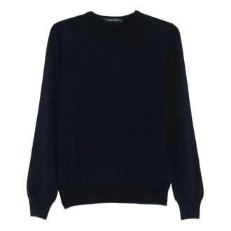 Tagliatore Heren, Truien, Blauw, Maat: 3XL Wol