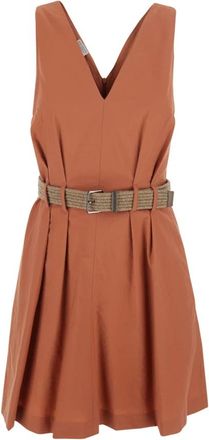 Brunello Cucinelli Mujer, Vestidos, Naranja, Talla: M
