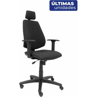 Piqueras y Crespo Piqueras Y Crespo Montalvos Sill&oacute;n De Direcci&oacute;n, Cabecero Y Brazos Regulables Asiento Y Respaldo Tapizado En Tejido Bali Color Negro