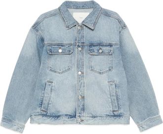 Dunst Denim jack met klepzakken - Heren - Spijkerjassen - Blauw - XS - Denim - Jassen