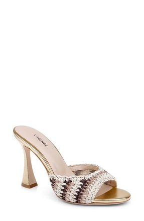 L'agence Moyes Slide Sandal in Gold Multi at Nordstrom, Size 10