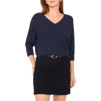 Vince Camuto Dolman Sleeve Sweater in Vintage Blue at Nordstrom Rack, Size X-Large