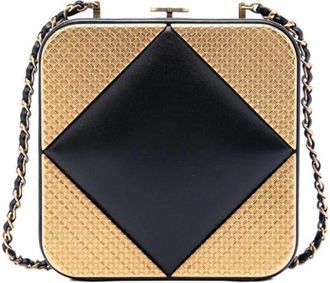 Chanel Pre-owned Vintage Crossbody Tas - Dames - Vintage Clutch - Veelkleurig - ONE Size - Leer - Vintage