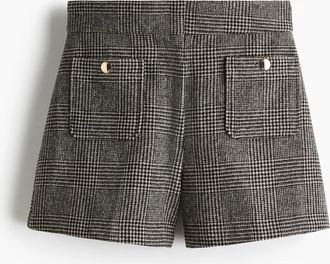 H&M Elegante Shorts mit hohem Bund - Brown