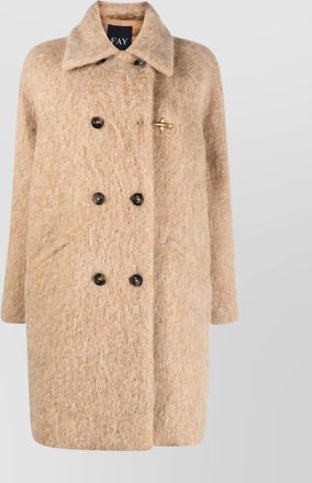 Fay wool blend double-breasted coat