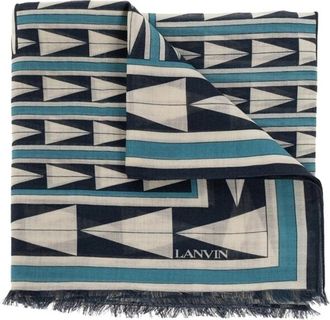 Lanvin 6L7020 Sp 532 Sjaal - Dames - Wintersjaals - Veelkleurig - ONE Size - Wol - Accessoires