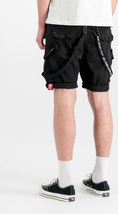Alpha Industries Shorts ALPHA INDUSTRIES Utility Short, Herren, Gr. 29, Normalgr&ouml;ssen, schwarz, Obermaterial: 98% Baumwolle, 2% Elastan, Hosen Shorts
