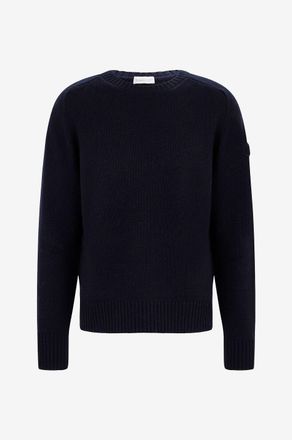 Moncler Kaschmirpullover mit Rundhals und Raglanärmeln