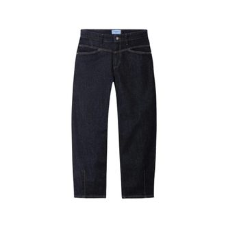 Cambio Jeans, Dames, Blauw, 3Xl, Katoen, Barrel Jeans Elin