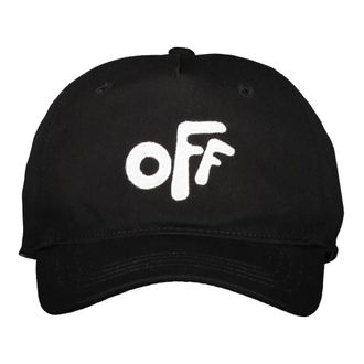 Off-white Caps, male, Black, Size: ONE SIZE Embroidered Logo Baseball Cap