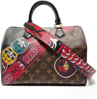 Louis Vuitton Monogram Black Monogram Boston Bag (Pre-Owned)
