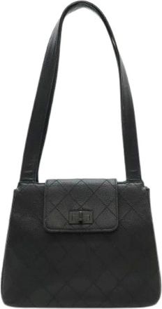 Chanel Pre-owned Borsa a Spalla 2.55 Matelasse in Pelle - - Pre-owned - Donna - Nero - ONE SIZE