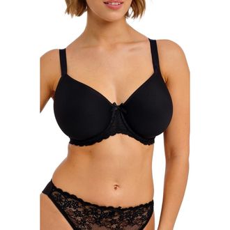 Freya Quinn Underwire Molded Spacer Bra in Black at Nordstrom, Size 30 Gg