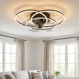 Globo Lighting Plafoniera Led Lampada Da Soffitto Lampada Da Soggiorno Dimmerabile Nero Metallo H 17,5 Cm