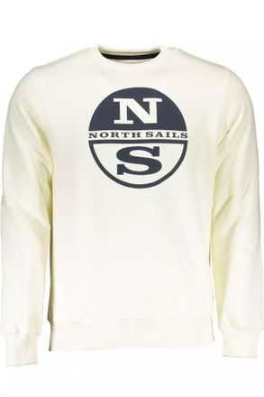 North Sails Crew Neck Sweatshirt Ns23mcrewsweatoffwhite