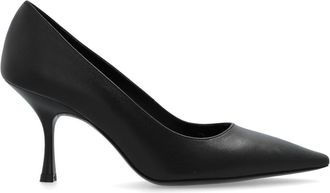 Stuart Weitzman 75mm Naomi pumps - women - Lamb Skin/Calf Leather/Calf Leather - 38,5 - Black