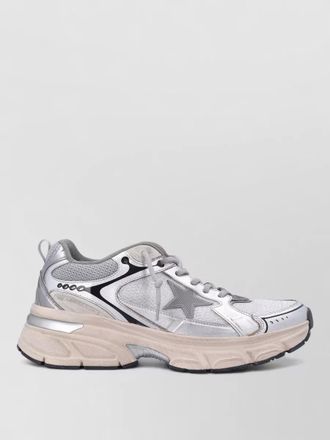 Golden Goose leather mesh low-top sneakers