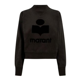 Isabel Marant Moby Sweatshirt - female - Marant &eacute;toile - Sweatshirts - Black - XS - Sweatshirts & Hoodies