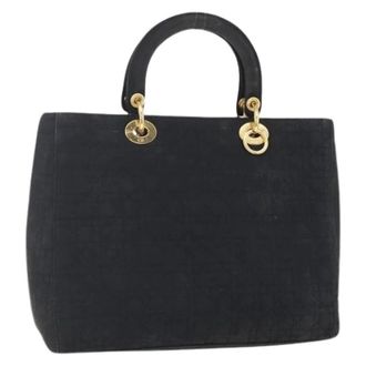 Dior Pre-owned Nylon Handtas - Dames - Vintage Handtas - Zwart - ONE Size - Nylon - Vintage