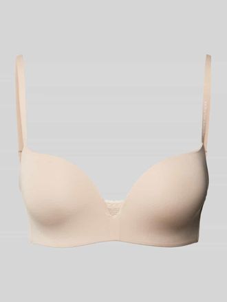 Tommy Hilfiger BH mit Spitzenbesatz Modell Tailored Comfort Wireless in Beige, Größe 75A