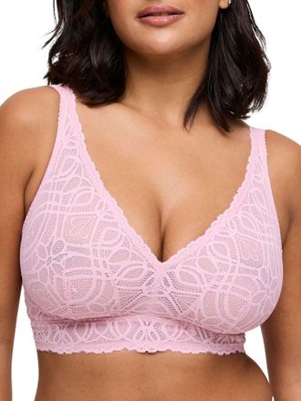 Prima Donna Womens Salerno Wireless Bralette Spring Rose - Pink Polyamide - Size 34G