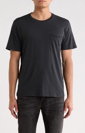 Rag & Bone Vapor Pocket Cotton T-Shirt in Black at Nordstrom Rack, Size Xx-Large