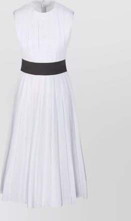 Tory Burch pleated cotton midi dress