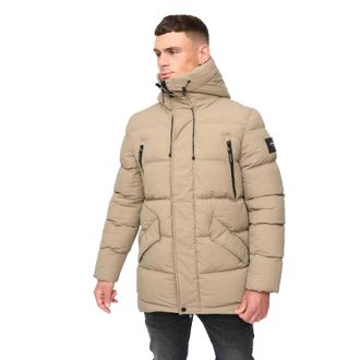 Crosshatch Heren Kaptoore Jacket (Crème)