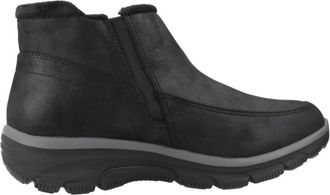Skechers Schoenen, Dames, Zwart, 38 EU, Stijlvolle enkellaarsjes voor de herfst