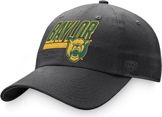 Top of the World Mens Top of the World Charcoal Baylor Bears Slice Adjustable Hat at Nordstrom