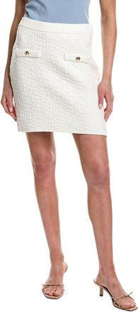 Design History Welt Pocket Solid Mini Skirt