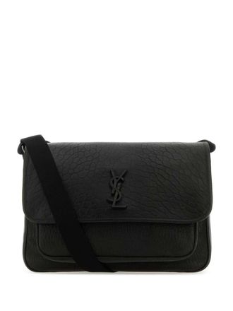 Saint Laurent Niki logo-plaque messenger bag - Black