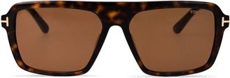 Tom Ford Eyewear Occhiali da sole Fletcher squadrati - Marrone