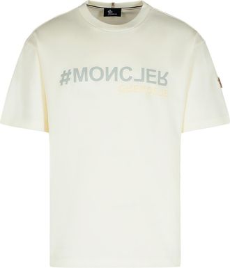 Moncler White Cotton T-shirt