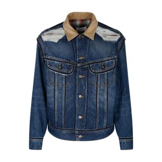 Maison Margiela Hombre, Chaquetas, Azul, Talla: S