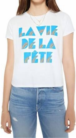 Mother Lil Sinful La Vie De La Fete Tee In White