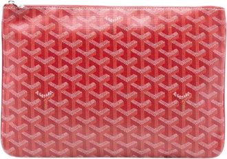 Goyard Pre-owned Clutches, female, Red, Size: ONE SIZE Pre-owned Senat MM