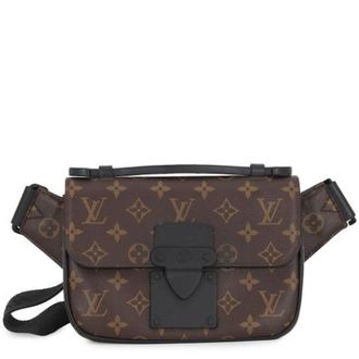 Louis Vuitton Pre-owned Monogram Macassar Sling Bag - Heren - Pre-owned - Bruin - Maat: ONE Size