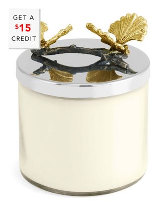 Michael Aram Butterfly Ginkgo Three-Wick Candle With $15 Credit