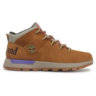 Timberland Sprint Trekker Mid Nubuck Mens Ankle Boots - Rust Grey - Size:UK 10.5