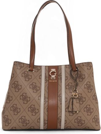 Guess Borsa shopping Erenia Marroncino Guess Donna