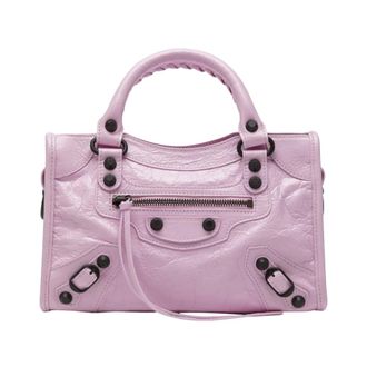 Balenciaga Handbags, female, Pink, Size: ONE SIZE Le City Mini